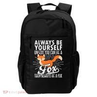 Fox Lover Funny Fox Tee Fox Gifts Fox Backpack thumb 0
