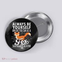 Fox Lover Funny Fox Tee Fox Gifts Fox Button thumb 0