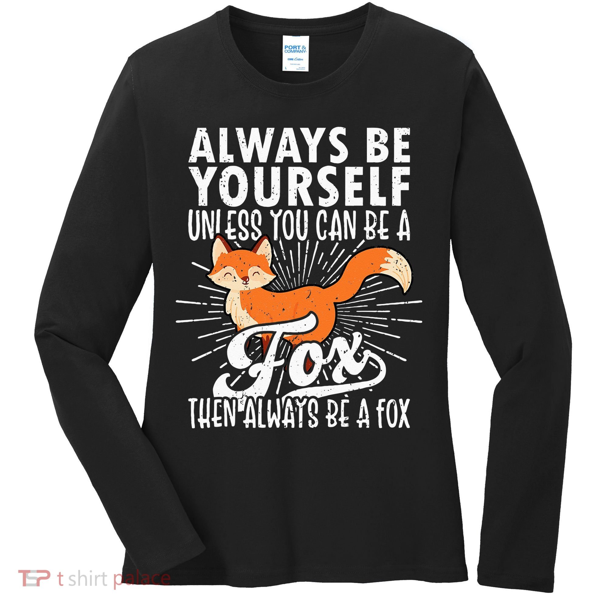 Fox Lover Funny Fox Tee Fox Gifts Fox Women's Long Sleeve Shirt
