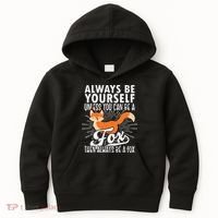Fox Lover Funny Fox Tee Fox Gifts Fox Kids Hoodie thumb 0