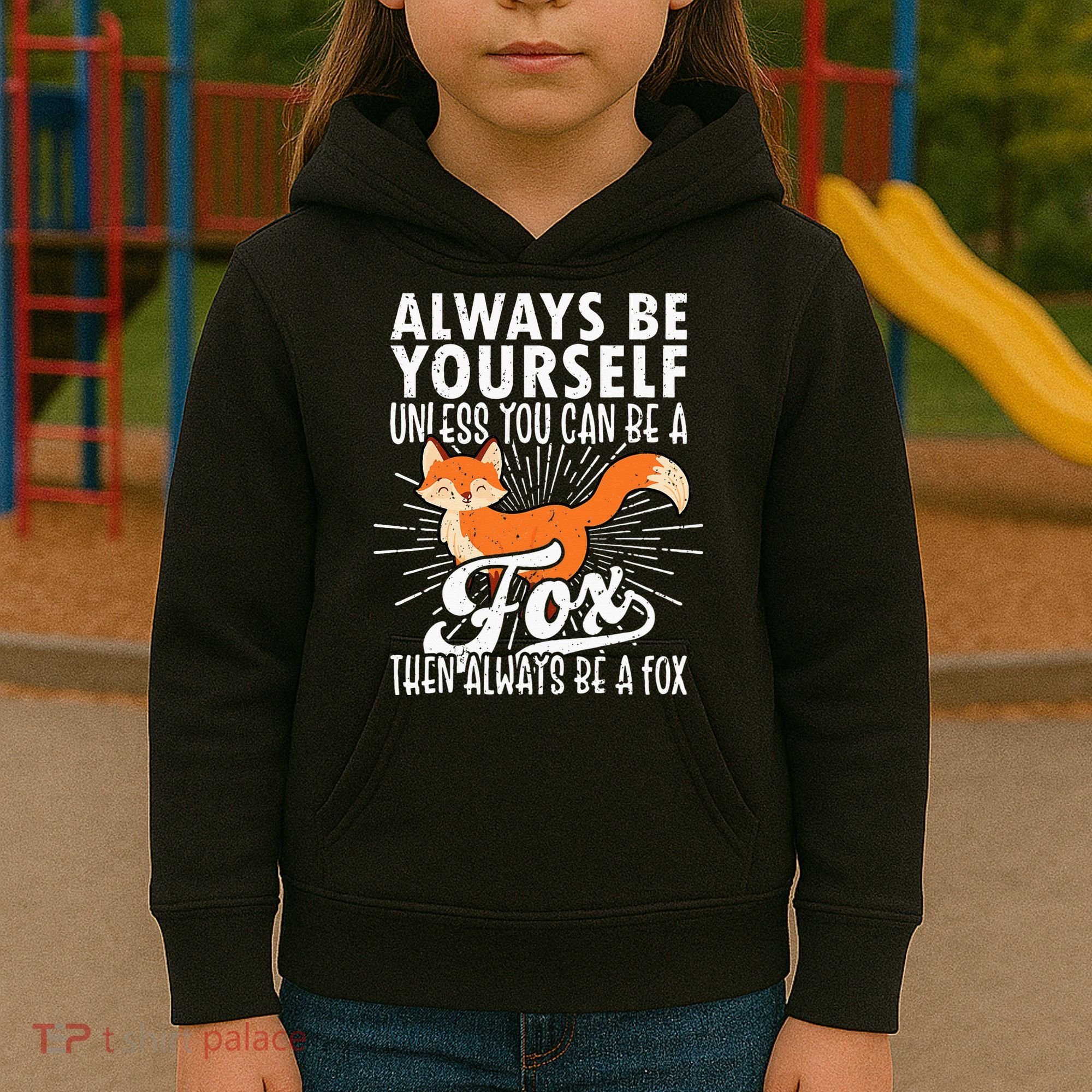 Fox Lover Funny Fox Tee Fox Gifts Fox Kids Hoodie