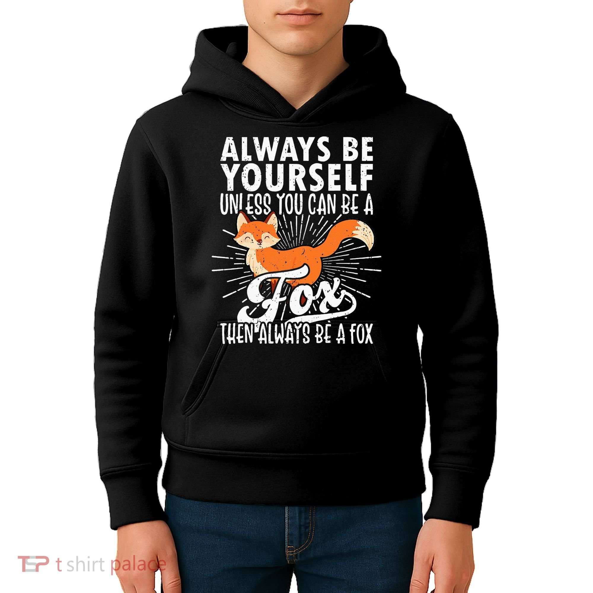 Fox Lover Funny Fox Tee Fox Gifts Fox Kids Hoodie