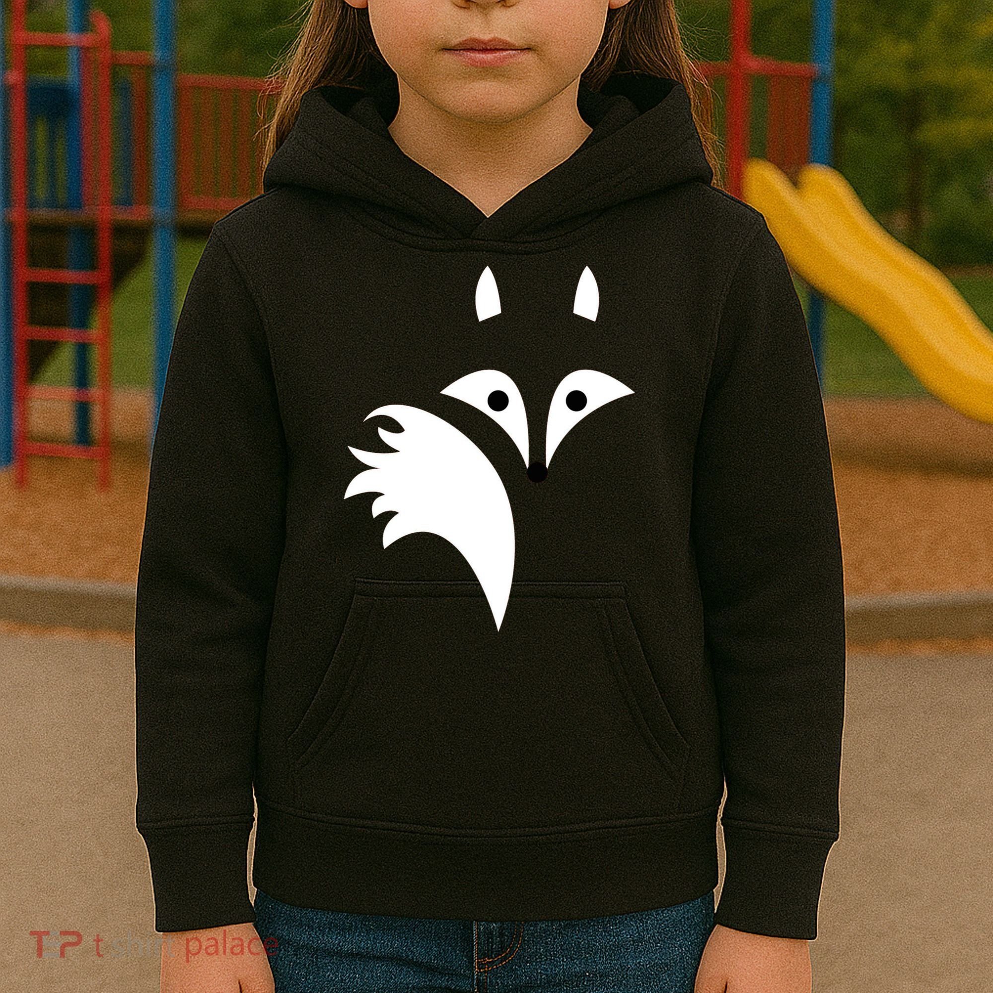 Fox Lines Kids Hoodie