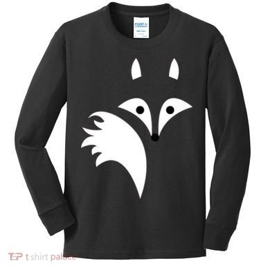 Fox Lines Kids Long Sleeve Shirt