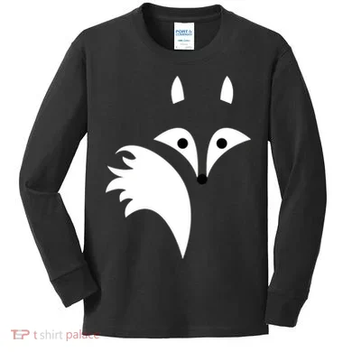 Fox Lines Kids Long Sleeve Shirt