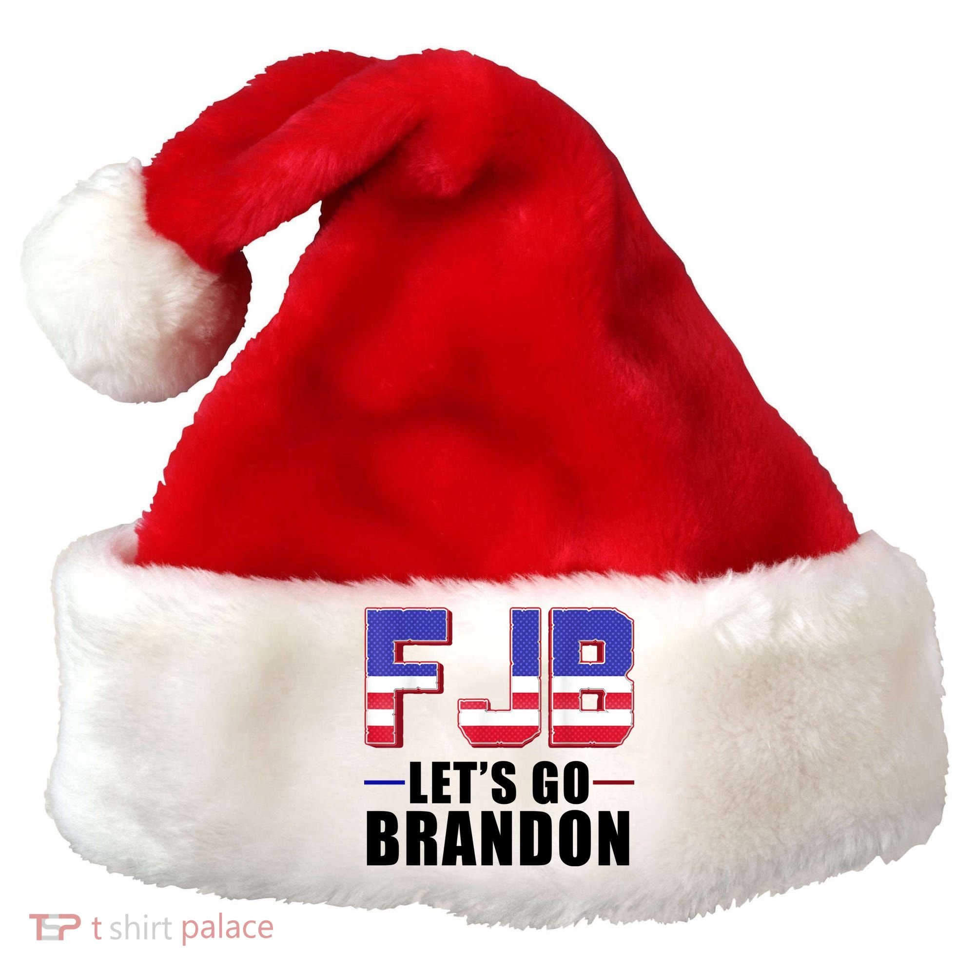 FJB Let's Go Brandon Santa Hat