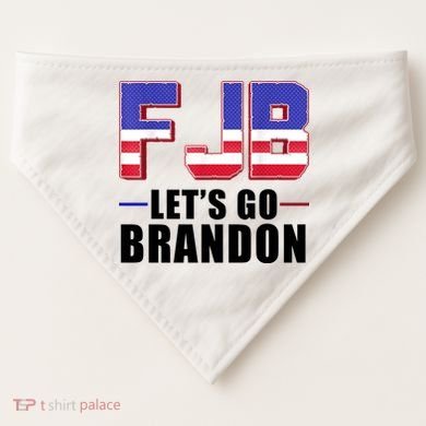 FJB Let's Go Brandon USA-Made Doggie Bandana