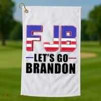 FJB Let's Go Brandon Golf Towel thumb 1