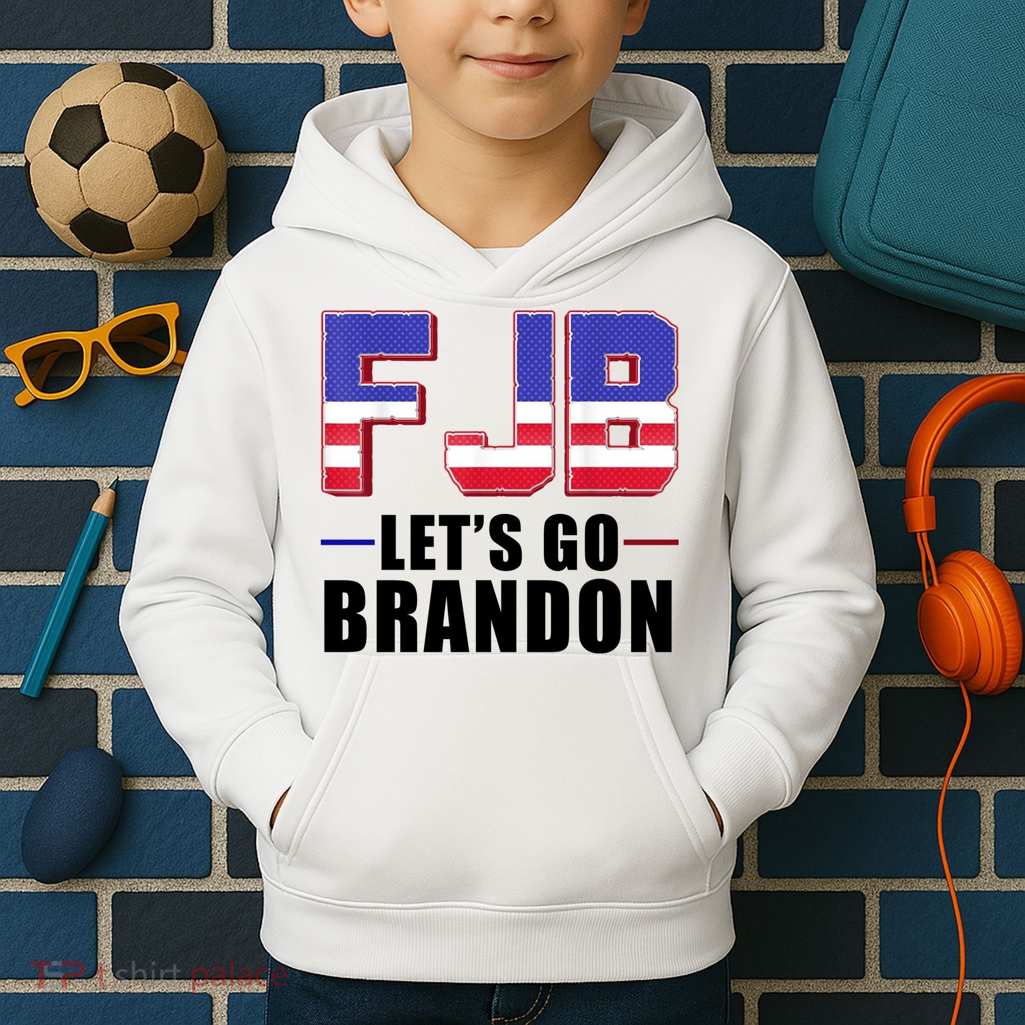 FJB Let's Go Brandon Kids Hoodie