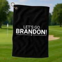 Funny Let's Go Brandon Conservative Golf Towel thumb 1