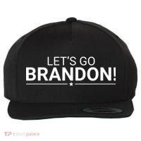 Funny Let's Go Brandon Conservative Wool Snapback Cap thumb 0