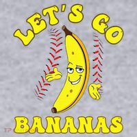 Funny Lets Go Bananas Cute Banana Women's Sweatshirt thumb 2