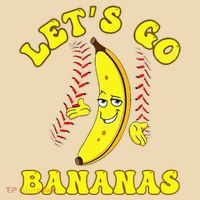 Funny Lets Go Bananas Cute Banana Tote Bag thumb 4