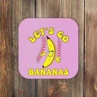 Funny Lets Go Bananas Cute Banana Coaster thumb 0