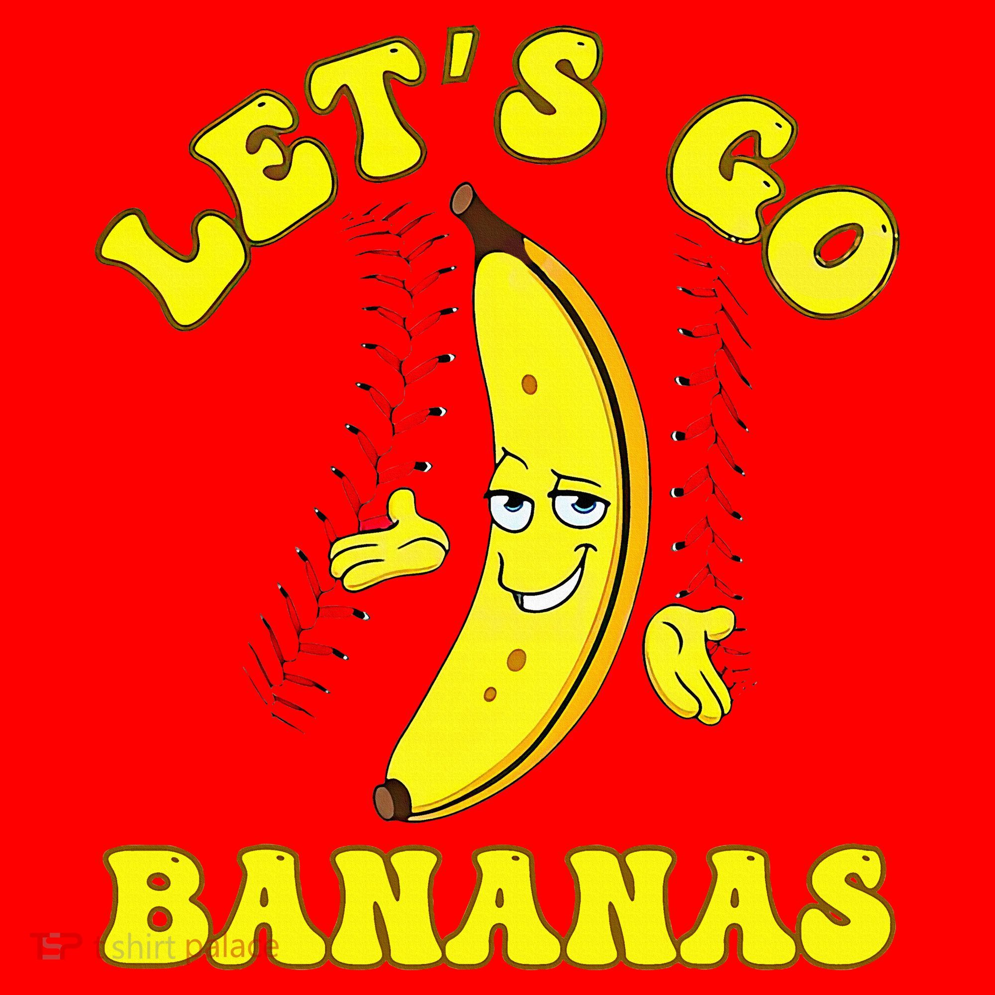 Funny Lets Go Bananas Cute Banana Santa Hat