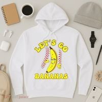 Funny Lets Go Bananas Cute Banana Hoodie thumb 3