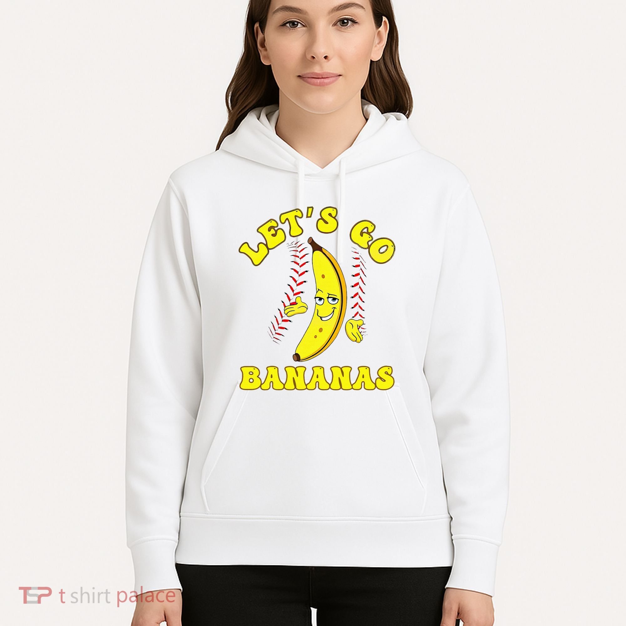 Funny Lets Go Bananas Cute Banana Hoodie