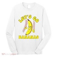 Funny Lets Go Bananas Cute Banana Long Sleeve Shirt thumb 0