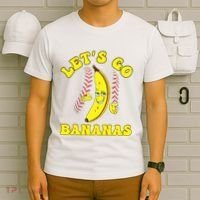 Funny Lets Go Bananas Cute Banana T-Shirt thumb 6