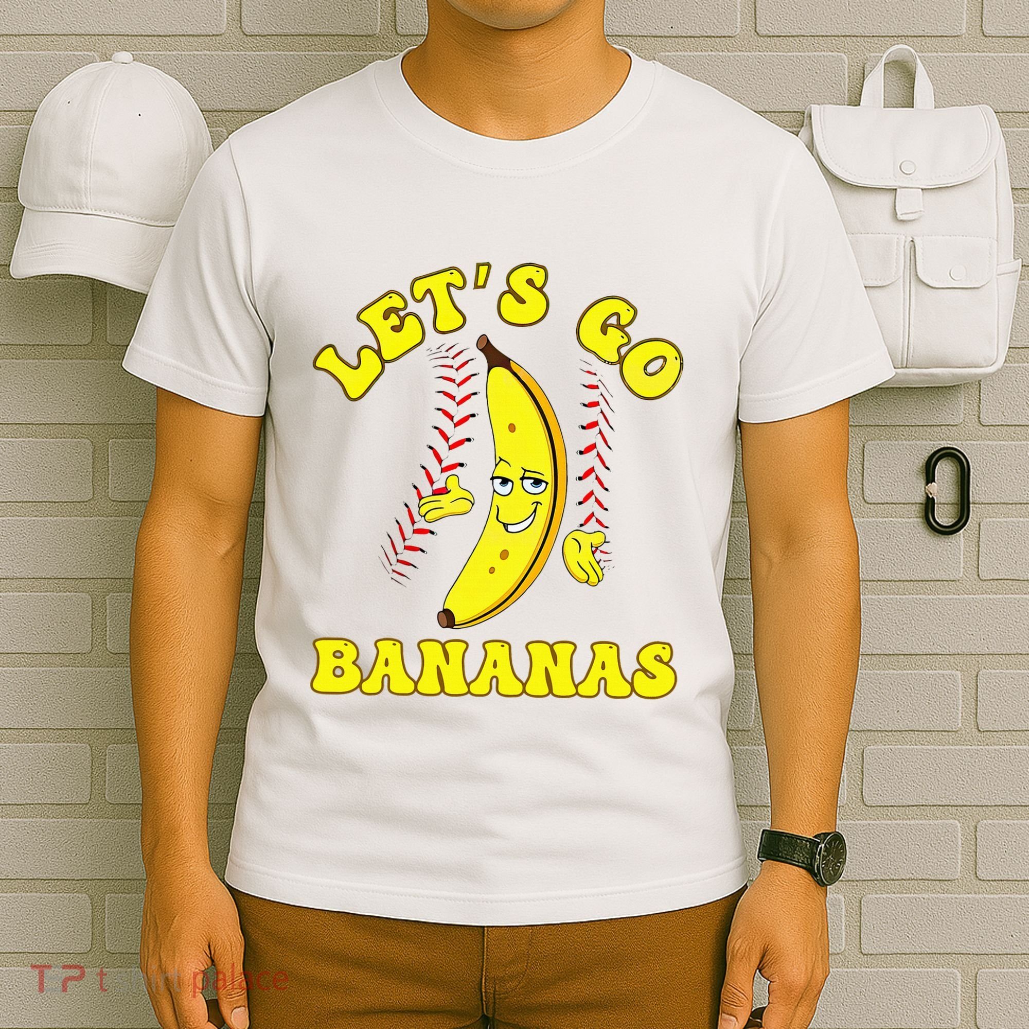 Funny Lets Go Bananas Cute Banana T-Shirt