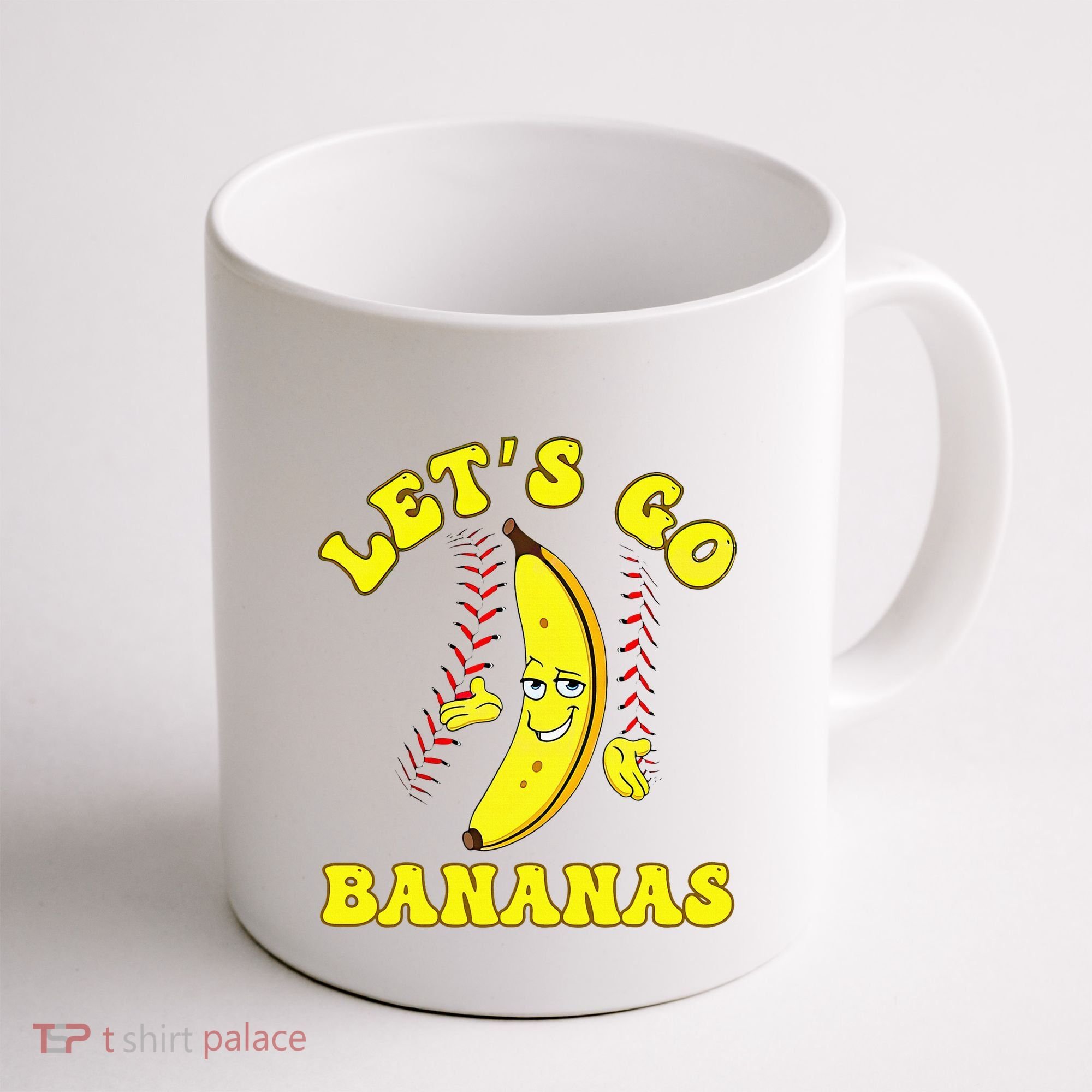 Funny Lets Go Bananas Cute Banana Coffee Mug