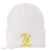 Funny Lets Go Bananas Cute Banana Beanie thumb 0