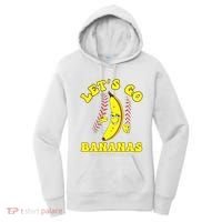 Funny Lets Go Bananas Cute Banana Women's Hoodie thumb 0