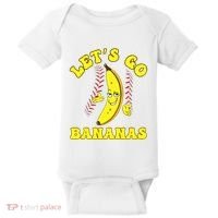 Funny Lets Go Bananas Cute Banana Baby Bodysuit thumb 0