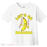 Funny Lets Go Bananas Cute Banana Toddler T-Shirt thumb 0
