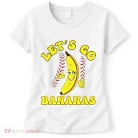 Funny Lets Go Bananas Cute Banana Women's T-Shirt thumb 0