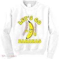 Funny Lets Go Bananas Cute Banana Kids Sweatshirt thumb 0