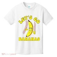 Funny Lets Go Bananas Cute Banana Kids T-Shirt thumb 0