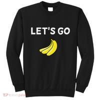Funny LetS Go Bananas Sarcastic. Joke Sweatshirt thumb 0