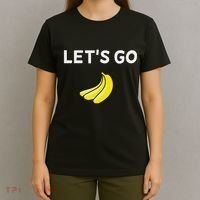Funny LetS Go Bananas Sarcastic. Joke T-Shirt thumb 4