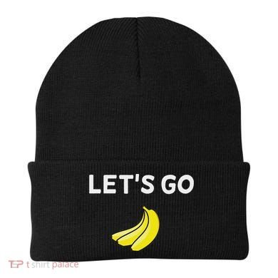 Funny LetS Go Bananas Sarcastic. Joke Beanie