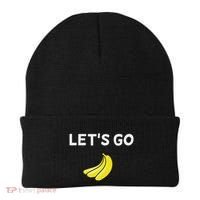 Funny LetS Go Bananas Sarcastic. Joke Beanie thumb 0