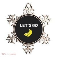 Funny LetS Go Bananas Sarcastic. Joke Ornament thumb 0