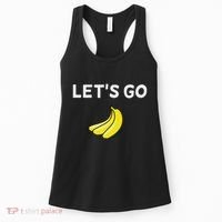 Funny LetS Go Bananas Sarcastic. Joke Women's Tank Top thumb 0
