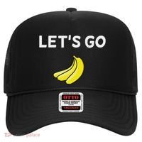 Funny LetS Go Bananas Sarcastic. Joke Hat thumb 0