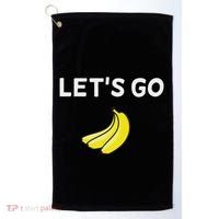 Funny LetS Go Bananas Sarcastic. Joke Golf Towel thumb 0