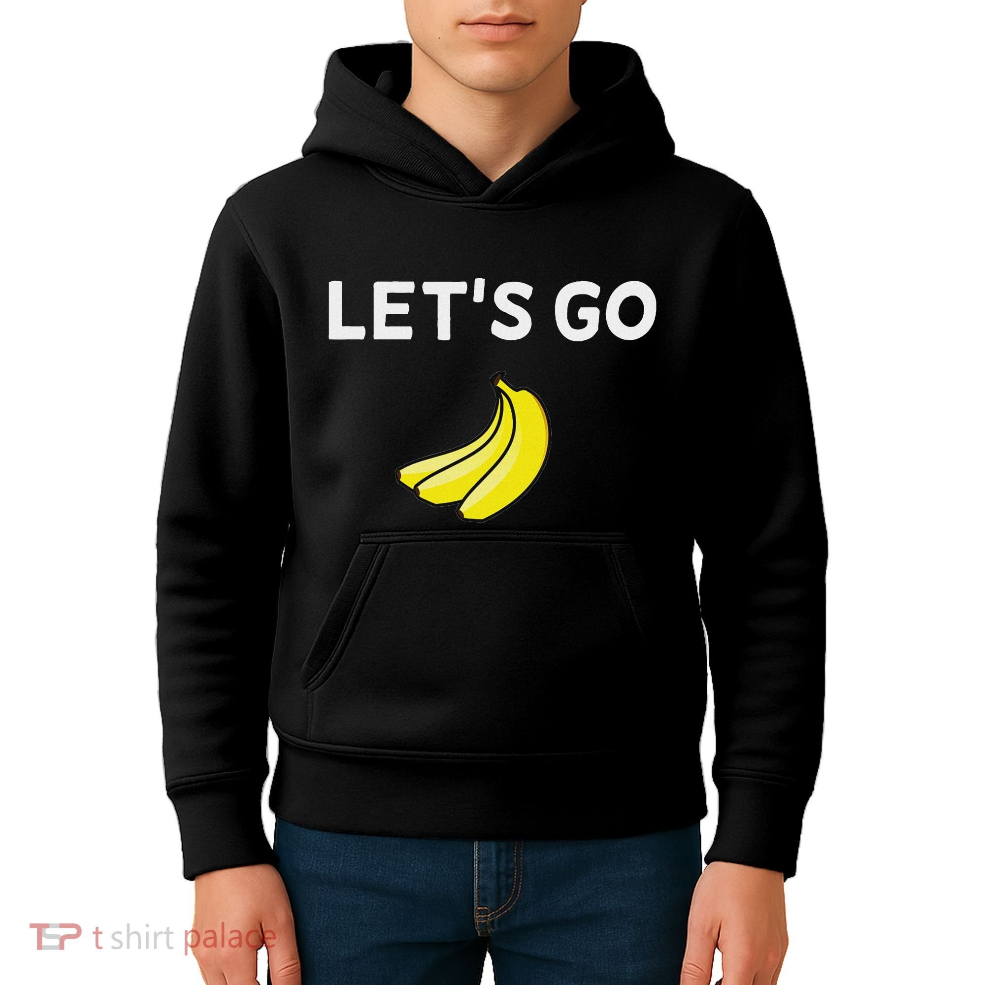 Funny LetS Go Bananas Sarcastic. Joke Kids Hoodie