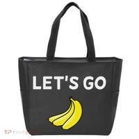 Funny LetS Go Bananas Sarcastic. Joke Tote Bag thumb 0