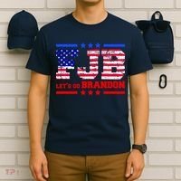 FBJ Lets Go Brandon USA Flag LGB United States T-Shirt thumb 6