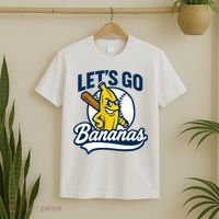 Funny Lets Go Bananas Cute Banana Fruits Lover Banana Player  T-Shirt thumb 2