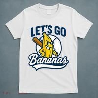 Funny Lets Go Bananas Cute Banana Fruits Lover Banana Player  T-Shirt thumb 5