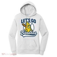 Funny Lets Go Bananas Cute Banana Fruits Lover Banana Player  Women's Hoodie thumb 0