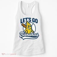 Funny Lets Go Bananas Cute Banana Fruits Lover Banana Player  Women's Tank Top thumb 0