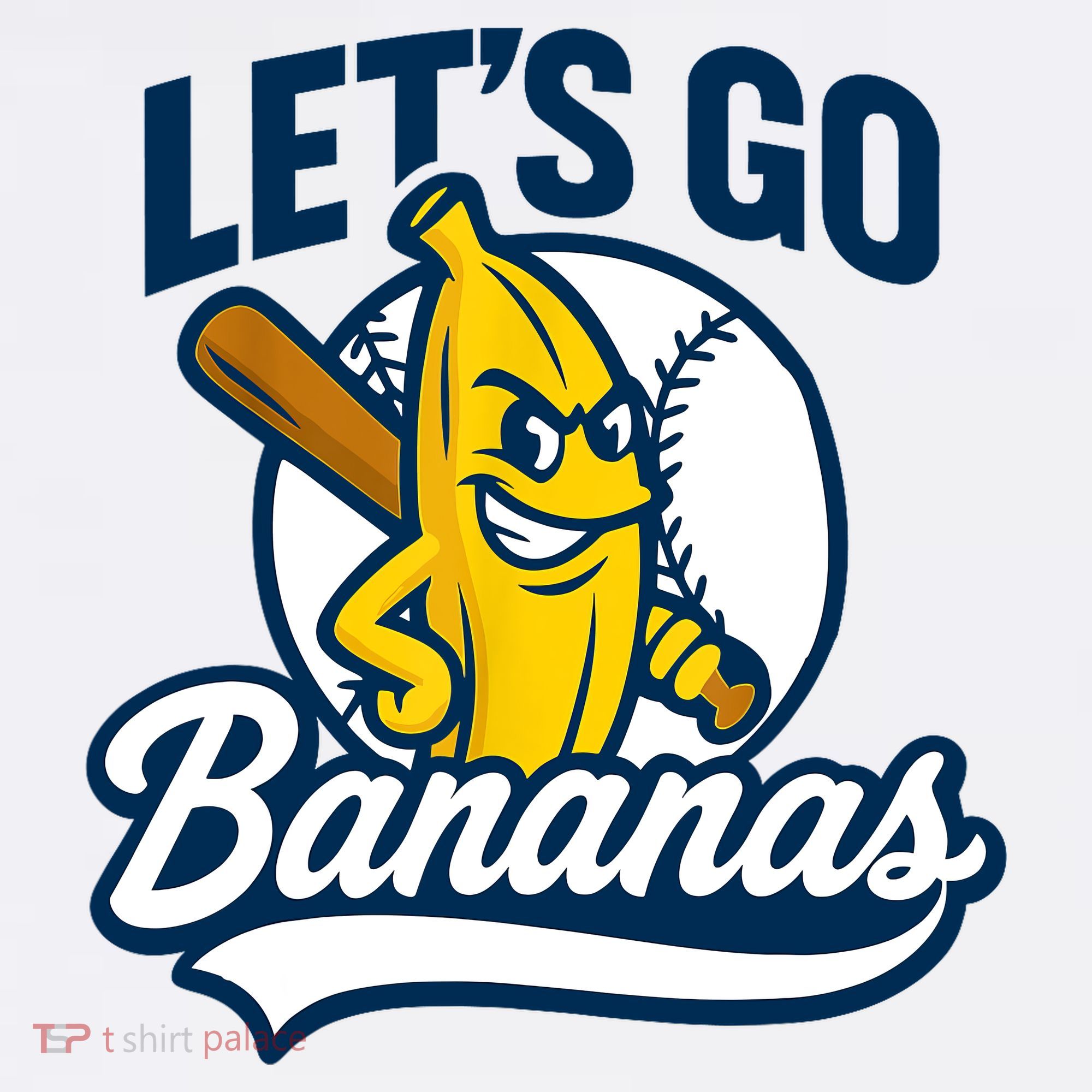 Funny Lets Go Bananas Cute Banana Fruits Lover Banana Player  Women's Tank Top