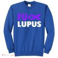 Fuck Lupus Gift Fu Lupus Awareness Meaningful Gift Sweatshirt thumb 0