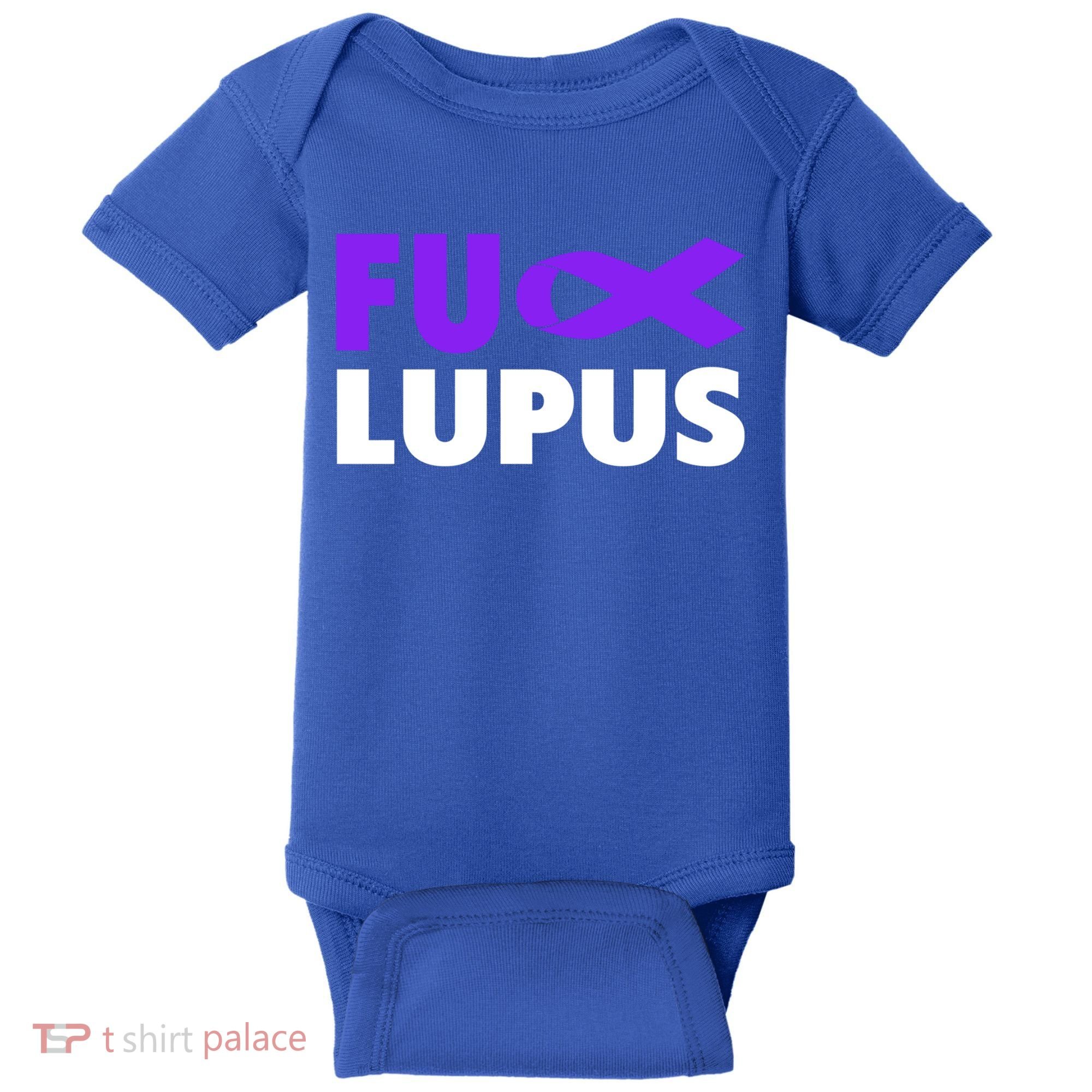 Fuck Lupus Gift Fu Lupus Awareness Meaningful Gift Baby Bodysuit